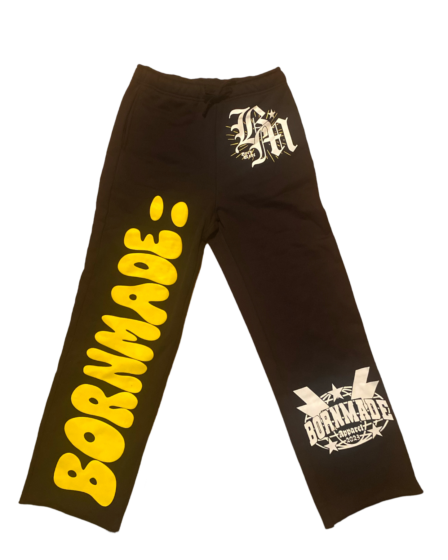 BM puff print flared pants
